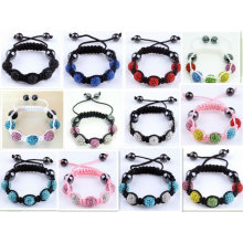 Kind-Verfolgungs-Armbänder Farben Bedeutung Shamballa Kristallkugel-Korne Armbänder BR241